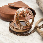 Sundial Compass | Couple Anniversary Gift, Personalized gift compass , Christmas Gift for him Engraved compass , Gift for Dad, Boyfriend Gift for Men